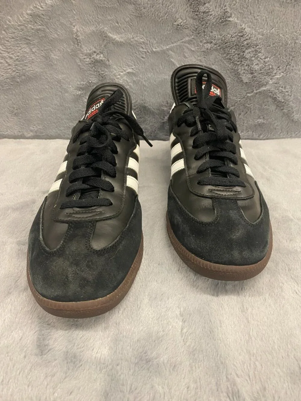 Adidas Samba OG Sneakers Mens 11.5 Black White Suede Indoor Soccer Skate Shoes